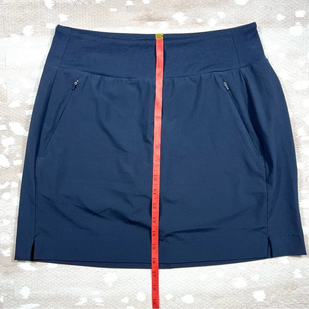 Athleta Navy Blue Soho Skort Women Activewear Athletic Bottoms Size 4 - Picture 6 of 6